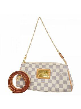 Louis Vuitton Handbag Damier Azur White 2-Way Bag